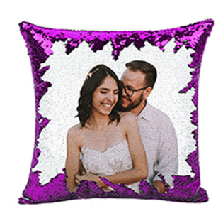 Magic Sequined Custom Gift Pillow Magic Sequined Custom Gift Pillow